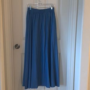 Long flowy skirt